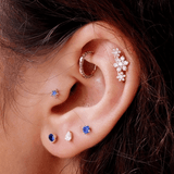 Pavé Gemstone Studded Eternity Clicker Hoop Estella Collection #product_description# 17886 14k Colorless Gemstone Cubic Zirconia #tag4# #tag5# #tag6# #tag7# #tag8# #tag9# #tag10#
