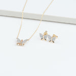 Diamond Butterfly Pendant Necklace Necklaces Estella Collection #product_description# 32703 10k April Birthstone Colorless Gemstone #tag4# #tag5# #tag6# #tag7# #tag8# #tag9# #tag10#