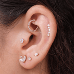 Pavé Gemstone Studded Eternity Clicker Hoop Estella Collection #product_description# 17886 14k Colorless Gemstone Cubic Zirconia #tag4# #tag5# #tag6# #tag7# #tag8# #tag9# #tag10#
