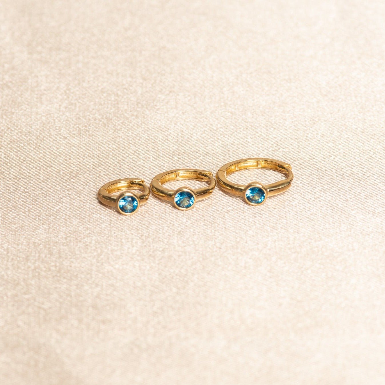Bezel Set Blue Topaz Huggie in 14k Gold Earrings Estella Collection #product_description# 18368 blue Blue Gemstone cartilage hoop #tag4# #tag5# #tag6# #tag7# #tag8# #tag9# #tag10# 6mm Single Hoop