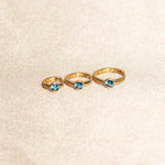 Bezel Set Blue Topaz Huggie in 14k Gold Earrings Estella Collection #product_description# 18368 blue Blue Gemstone cartilage hoop #tag4# #tag5# #tag6# #tag7# #tag8# #tag9# #tag10# 6mm Single Hoop