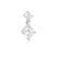 Double Diamond Drop Flat Back Stud Earrings Estella Collection #product_description# 18351 14k April Birthstone Birthstone #tag4# #tag5# #tag6# #tag7# #tag8# #tag9# #tag10# 5MM