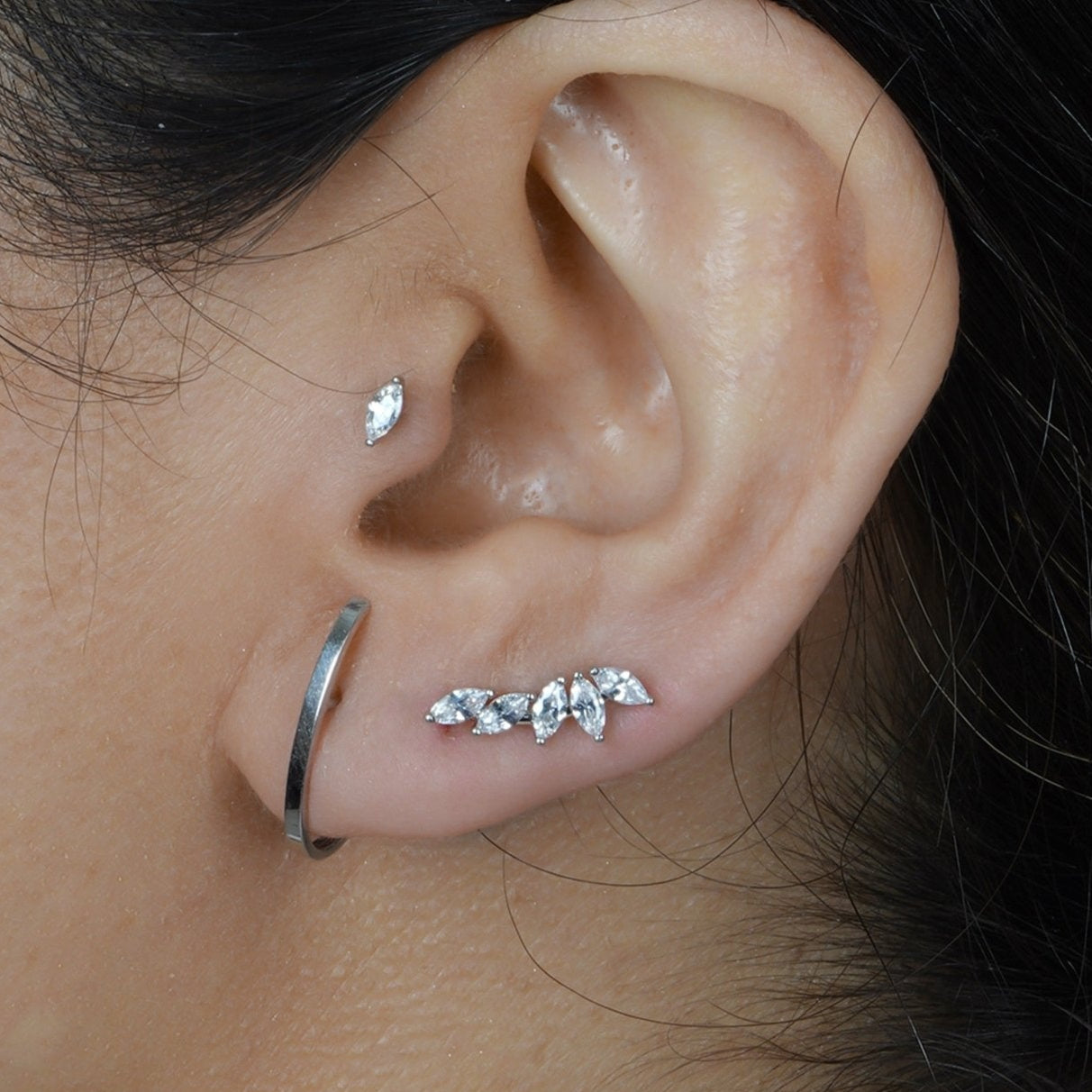 Marquise Illusion Ear Climber Flat Back Earring Earrings Estella Collection #product_description# 18229 14k Birthstone Birthstone Earrings #tag4# #tag5# #tag6# #tag7# #tag8# #tag9# #tag10# 5MM