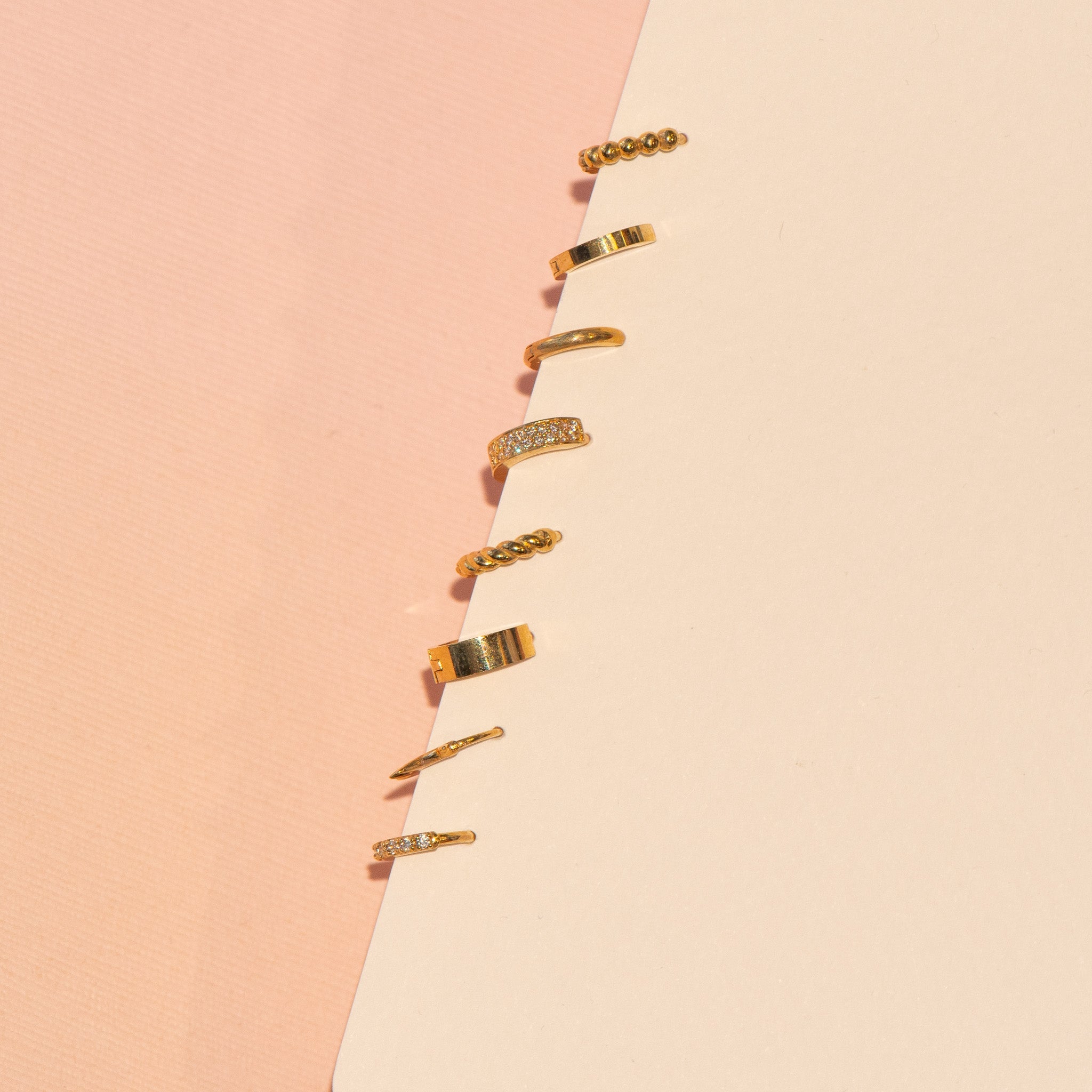 Twisted Hoops in Solid 14k Gold Earrings Estella Collection #product_description# 18488 14k Cartilage Earring Cartilage Earrings #tag4# #tag5# #tag6# #tag7# #tag8# #tag9# #tag10# 6mm