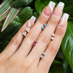 Turquoise Trinity Cluster Flat Back Earring Earrings Estella Collection #product_description# 18133 14k Birthstone Cartilage Earring #tag4# #tag5# #tag6# #tag7# #tag8# #tag9# #tag10# 5MM