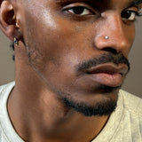 Diamond Solitaire Nose Pin in 14k Rose Gold