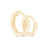 Gold Mini Hoop Earring in Solid 14k Yellow Gold