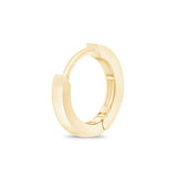 Gold Mini Hoop Earring in Solid 14k Yellow Gold