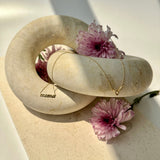 Mama Necklace in Solid 14k Yellow Gold