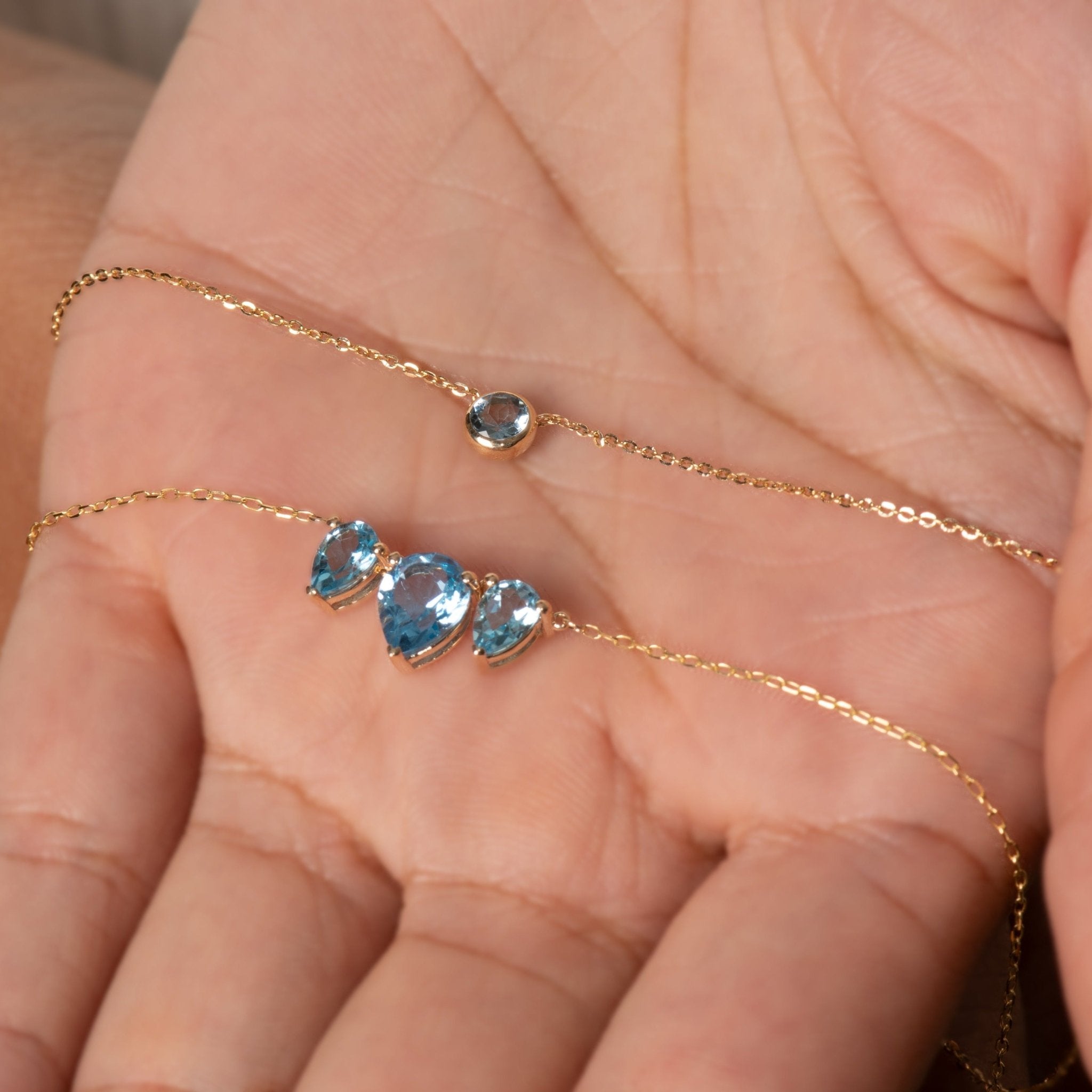 Aquamarine Station Necklace Station Necklace Bezel Set in 14k Gold Necklaces Estella Collection #product_description# 18404 14k Aquamarine Birthstone #tag4# #tag5# #tag6# #tag7# #tag8# #tag9# #tag10# 3MM