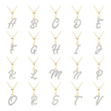 Cursive Diamond Initial Necklace - A Necklaces Estella Collection #product_description# 18557 14k Diamond Gemstone #tag4# #tag5# #tag6# #tag7# #tag8# #tag9# #tag10# 14k Yellow Gold
