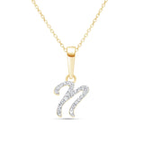 Cursive Diamond Initial Necklace - N Necklaces Estella Collection #product_description# 18557 14k Diamond Gemstone #tag4# #tag5# #tag6# #tag7# #tag8# #tag9# #tag10# 14k Yellow Gold