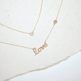 Diamond Heart Station Necklace Necklaces Estella Collection #product_description# 18211 14k Colorless Gemstone Diamond #tag4# #tag5# #tag6# #tag7# #tag8# #tag9# #tag10#