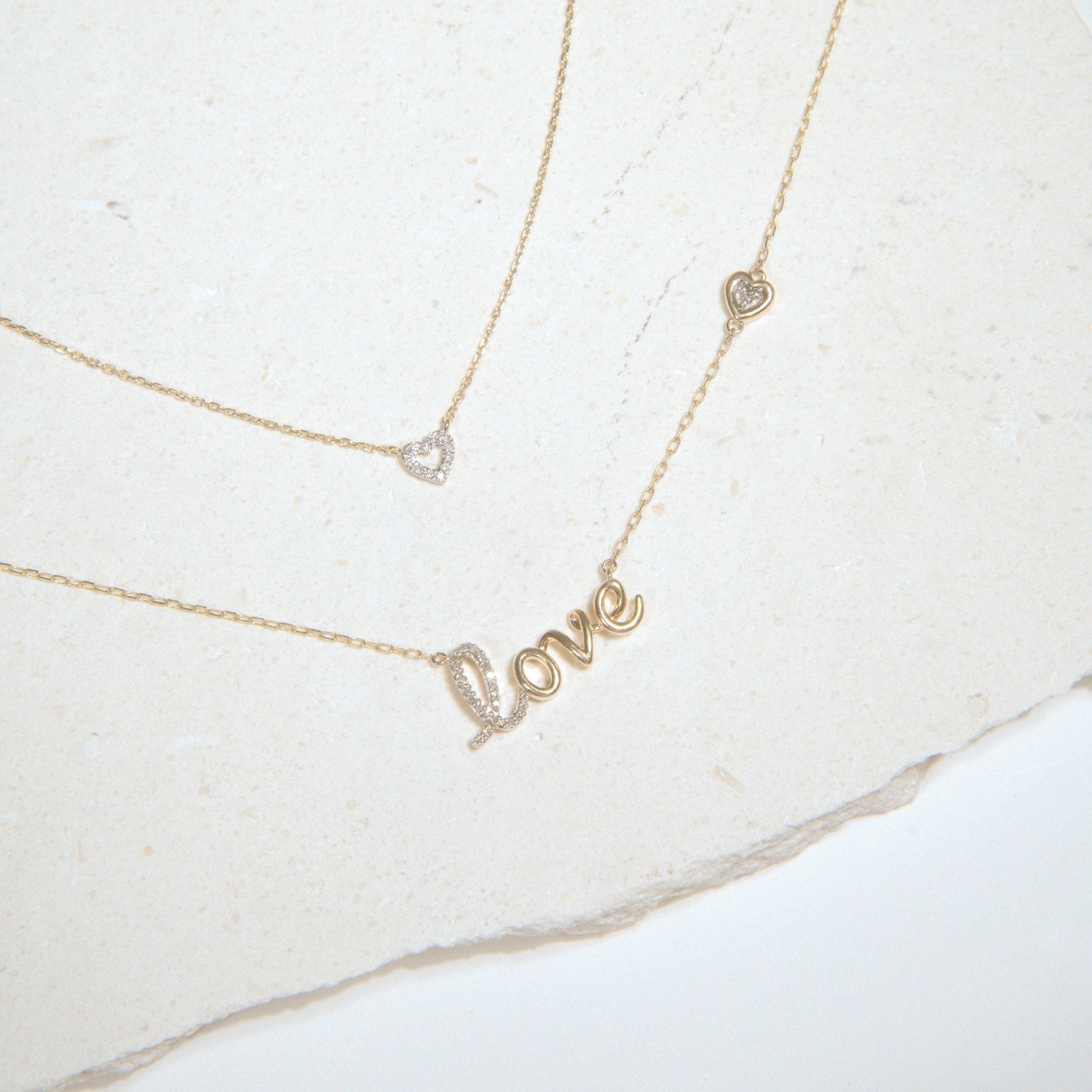 Diamond Heart Station Necklace Necklaces Estella Collection #product_description# 18211 14k Colorless Gemstone Diamond #tag4# #tag5# #tag6# #tag7# #tag8# #tag9# #tag10#