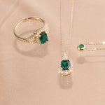 Emerald Station Necklace Bezel Set in 14k Gold Necklaces Estella Collection #product_description# 18409 14k Birthstone Emerald #tag4# #tag5# #tag6# #tag7# #tag8# #tag9# #tag10# 3MM