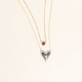 Garnet Station Necklace Bezel Set in 14k Gold Necklaces Estella Collection #product_description# 18400 14k Birthstone Garnet #tag4# #tag5# #tag6# #tag7# #tag8# #tag9# #tag10# 3MM