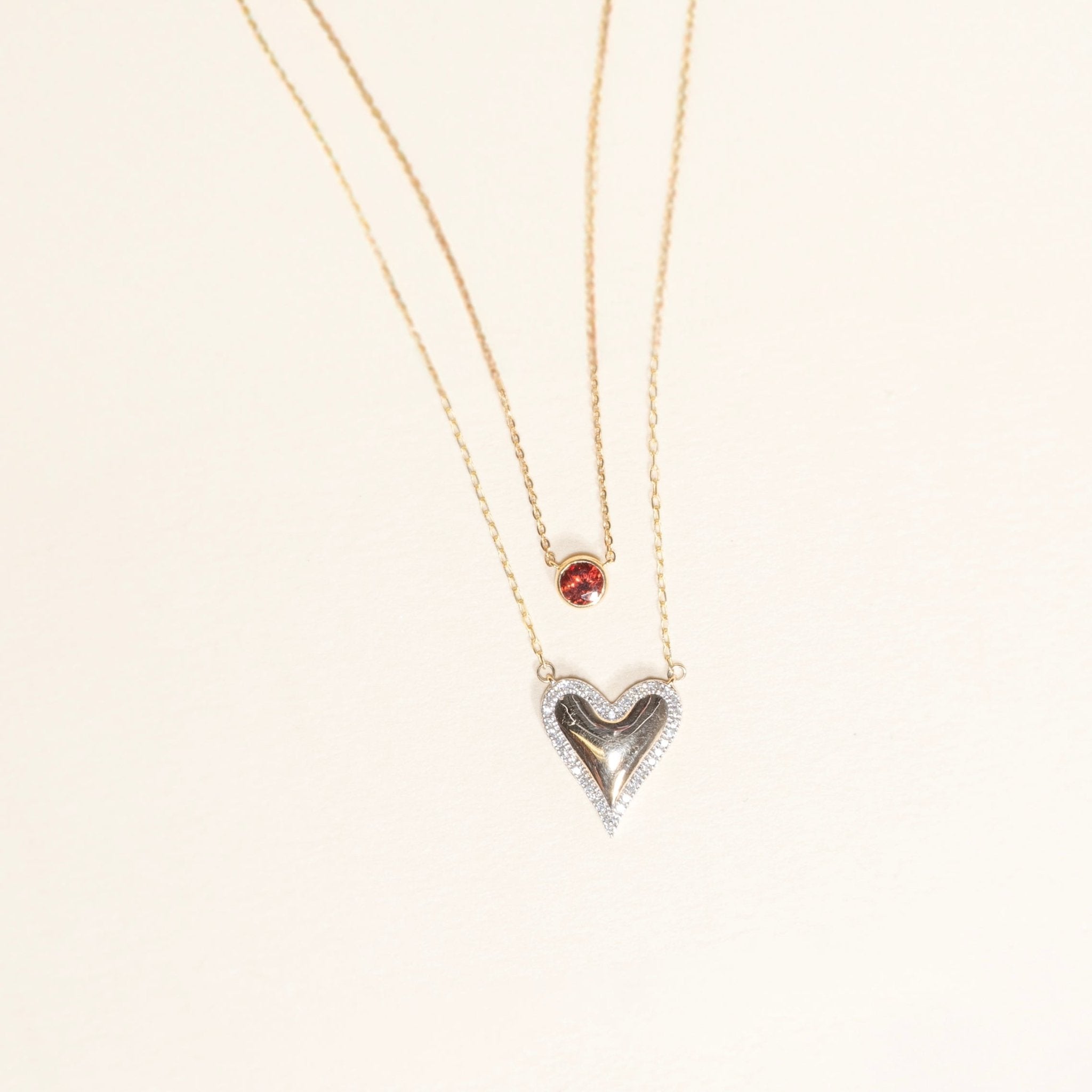 Garnet Station Necklace Bezel Set in 14k Gold Necklaces Estella Collection #product_description# 18400 14k Birthstone Garnet #tag4# #tag5# #tag6# #tag7# #tag8# #tag9# #tag10# 3MM