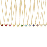 Pink Tourmaline Station Necklace Bezel Set in 14k Gold Necklaces Estella Collection #product_description# 18419 14k Birthstone Gemstone #tag4# #tag5# #tag6# #tag7# #tag8# #tag9# #tag10# 3MM