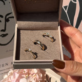 Diamond Butterfly Ring in Solid 14k Yellow Gold
