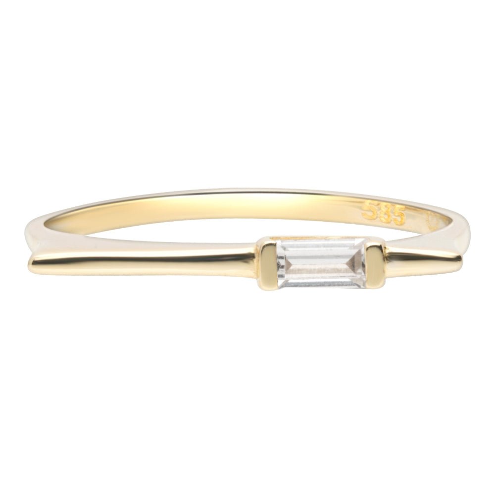 Sapphire Baguette Signet Ring Rings Estella Collection #product_description# 17732 14k Birthstone Gemstone #tag4# #tag5# #tag6# #tag7# #tag8# #tag9# #tag10# 6