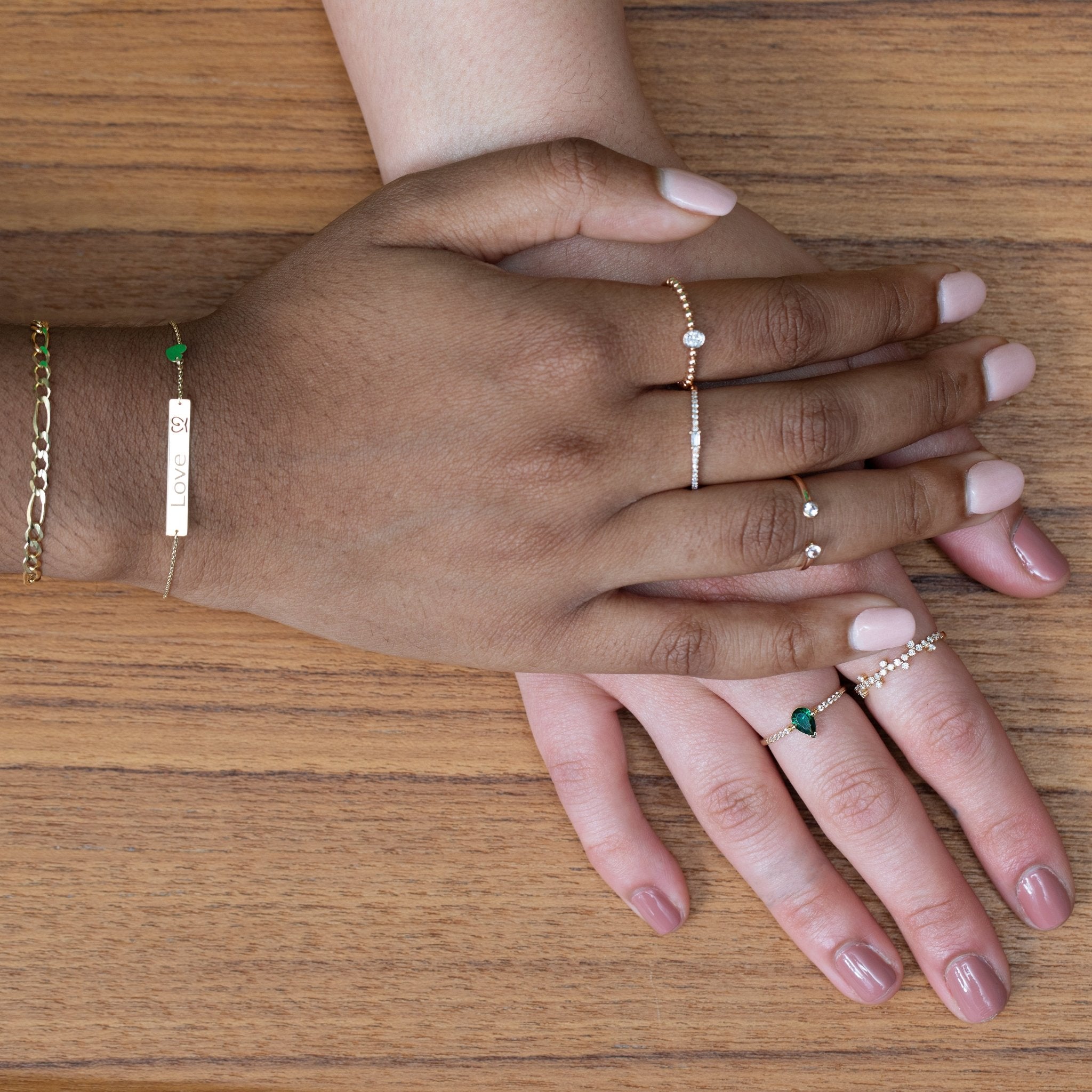 Bar with Engraved Heart Monogram Bracelet in 14k Solid Gold Bracelets Estella Collection #product_description# 17673 10k 14k Chain Bracelets #tag4# #tag5# #tag6# #tag7# #tag8# #tag9# #tag10#