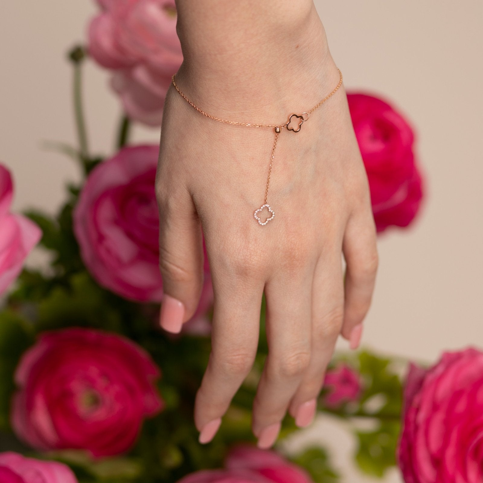Diamond Clover Lariat Bolo Bracelet Bracelets Estella Collection #product_description# 17126 14k Birthstone Birthstone Jewelry #tag4# #tag5# #tag6# #tag7# #tag8# #tag9# #tag10#