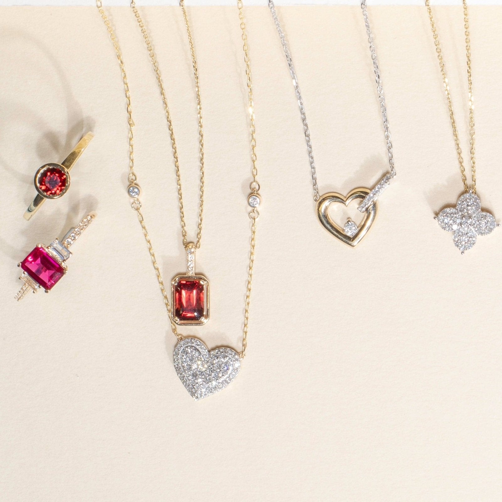 Interlocking Heart Diamond Necklace Bracelets Estella Collection #product_description# 32645 10k 925 Diamond #tag4# #tag5# #tag6# #tag7# #tag8# #tag9# #tag10#