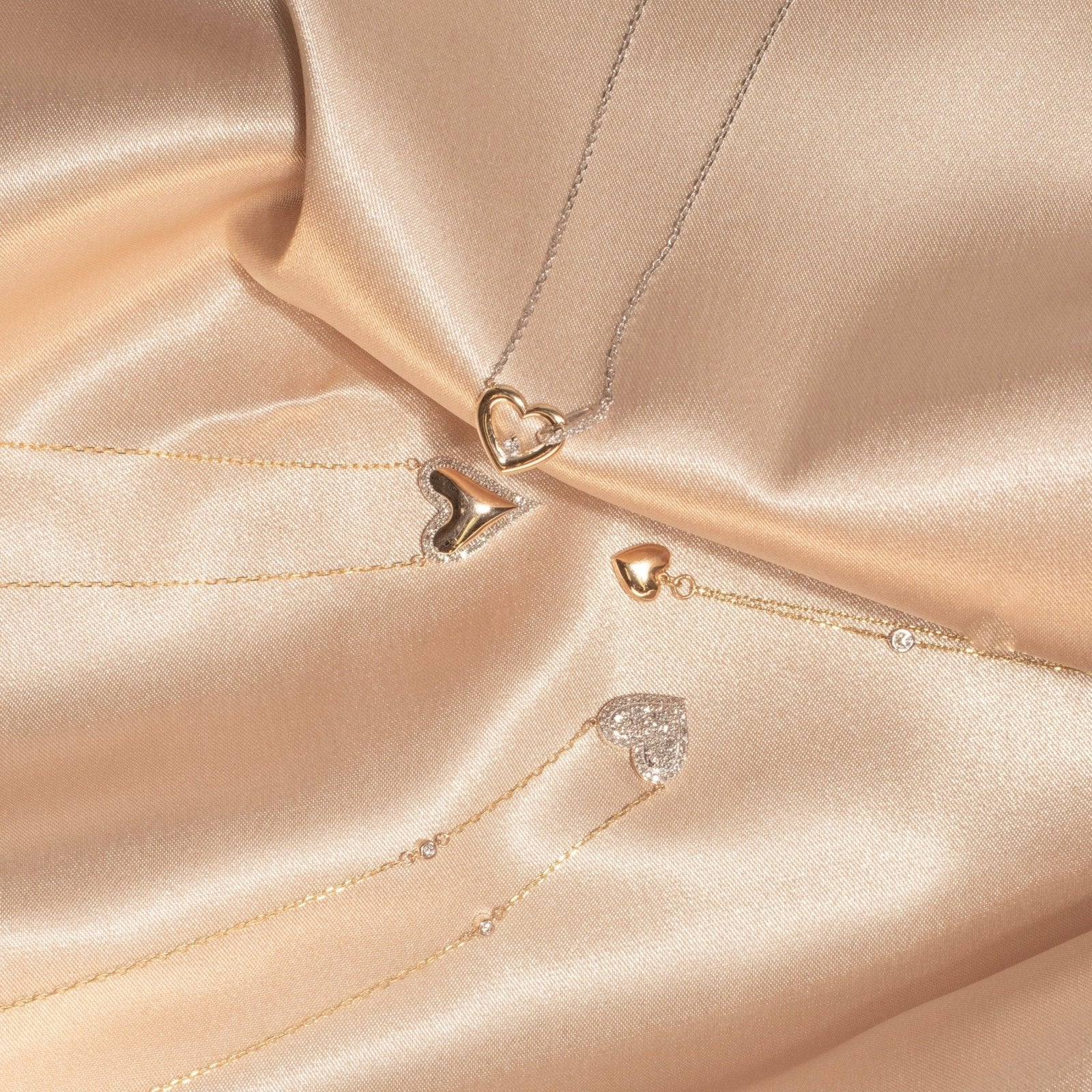Interlocking Heart Diamond Necklace Bracelets Estella Collection #product_description# 32645 10k 925 Diamond #tag4# #tag5# #tag6# #tag7# #tag8# #tag9# #tag10#