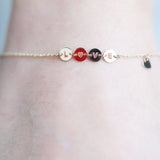 Love Disc Chain Bracelet in Solid Gold Bracelets Estella Collection #product_description# 17672 10k 14k Chain Bracelets #tag4# #tag5# #tag6# #tag7# #tag8# #tag9# #tag10#