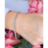 Classic Diamond Cuban Chain Bracelet Bracelets Estella Collection #product_description# 18036 14k Chain Bracelets Diamond #tag4# #tag5# #tag6# #tag7# #tag8# #tag9# #tag10#