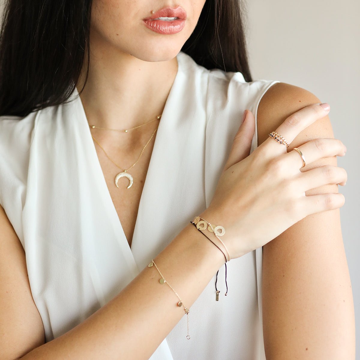 Love Charm Bracelet in Solid Yellow Gold Bracelets Estella Collection #product_description# 17660 10k 14k Make Collection #tag4# #tag5# #tag6# #tag7# #tag8# #tag9# #tag10# Tan 10k Yellow Gold