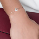 Mother of Pearl and Diamond Cutout Station Bracelet Bracelets Estella Collection #product_description# 14k Birthstone Chain Bracelets #tag4# #tag5# #tag6# #tag7# #tag8# #tag9# #tag10#