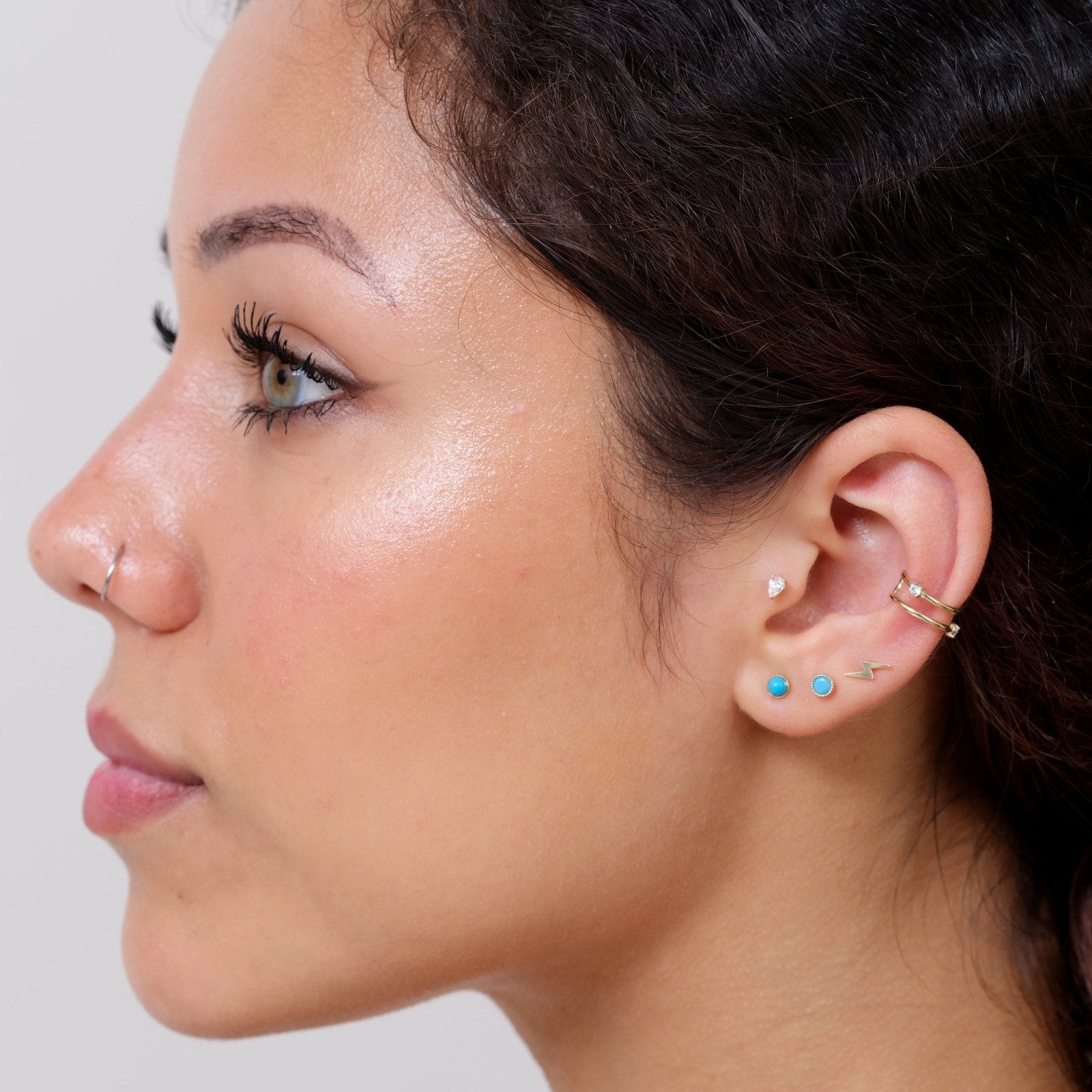 Cubic Zirconia Double Wire Ear Cuff Estella Collection #product_description# 18490 Colorless Gemstone Cubic Zirconia Diamond #tag4# #tag5# #tag6# #tag7# #tag8# #tag9# #tag10# Single