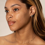 Blue Sapphire Clover Stud Earrings with White Sapphire Halo Earrings Estella Collection #product_description# 32657 10k Birthstone blue #tag4# #tag5# #tag6# #tag7# #tag8# #tag9# #tag10#