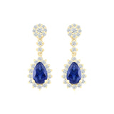 Blue Sapphire Dangle Earrings with White Sapphire Halo Earrings Estella Collection #product_description# 32654 10k Birthstone blue #tag4# #tag5# #tag6# #tag7# #tag8# #tag9# #tag10#