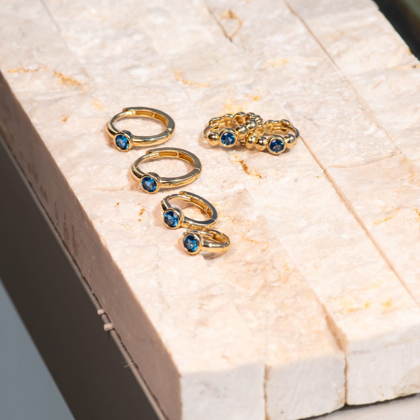 Blue Topaz Beaded Hoop Earrings Estella Collection #product_description# 18524 14k Birthstone Birthstone Earrings #tag4# #tag5# #tag6# #tag7# #tag8# #tag9# #tag10#
