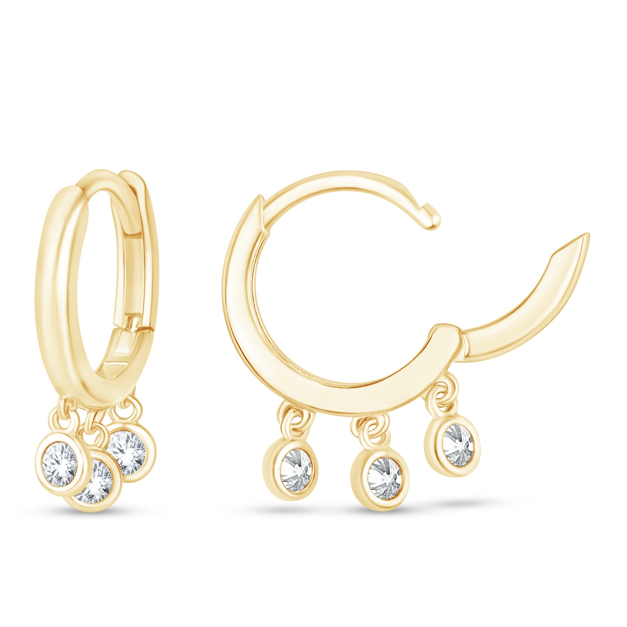 Cubic Zirconia Charm Hoops Earrings Estella Collection #product_description# 18526 14k cartilage hoop Cubic Zirconia #tag4# #tag5# #tag6# #tag7# #tag8# #tag9# #tag10#