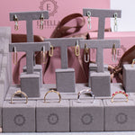 Dangling Cable Twisted Paperclip Stud Earrings Earrings Estella Collection #product_description# 32649 925 Diamond Made to Order #tag4# #tag5# #tag6# #tag7# #tag8# #tag9# #tag10#