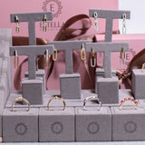 Dangling Cable Twisted Paperclip Stud Earrings Earrings Estella Collection #product_description# 32649 925 Diamond Made to Order #tag4# #tag5# #tag6# #tag7# #tag8# #tag9# #tag10#