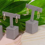 Dangling Paperclip Diamond Stud Earrings Earrings Estella Collection #product_description# 32665 Diamond Made to Order New Arrivals #tag4# #tag5# #tag6# #tag7# #tag8# #tag9# #tag10#