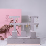 Dangling Paperclip Stud Earrings Earrings Estella Collection #product_description# 32648 925 Diamond Made to Order #tag4# #tag5# #tag6# #tag7# #tag8# #tag9# #tag10#