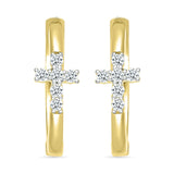 Diamond Cross Hoop Earrings Earrings Estella Collection #product_description# 32674 Diamond Made to Order Traditional Stud #tag4# #tag5# #tag6# #tag7# #tag8# #tag9# #tag10#