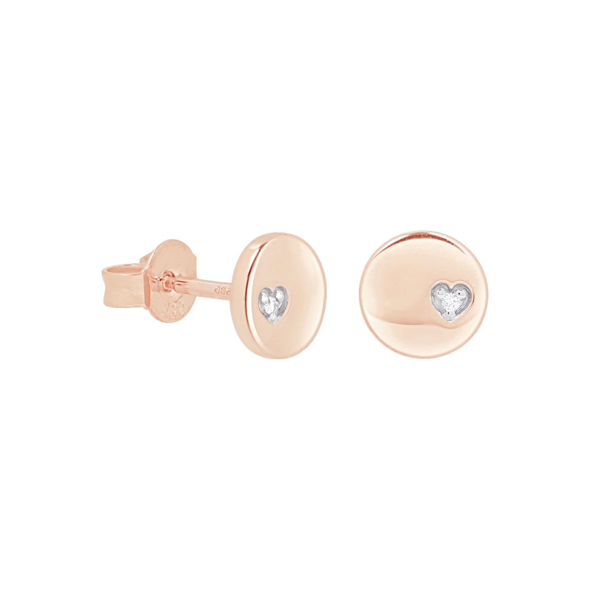 Diamond Heart Disc Stud Earrings Earrings Estella Collection #product_description# 17638 14k April Birthstone Birthstone #tag4# #tag5# #tag6# #tag7# #tag8# #tag9# #tag10#