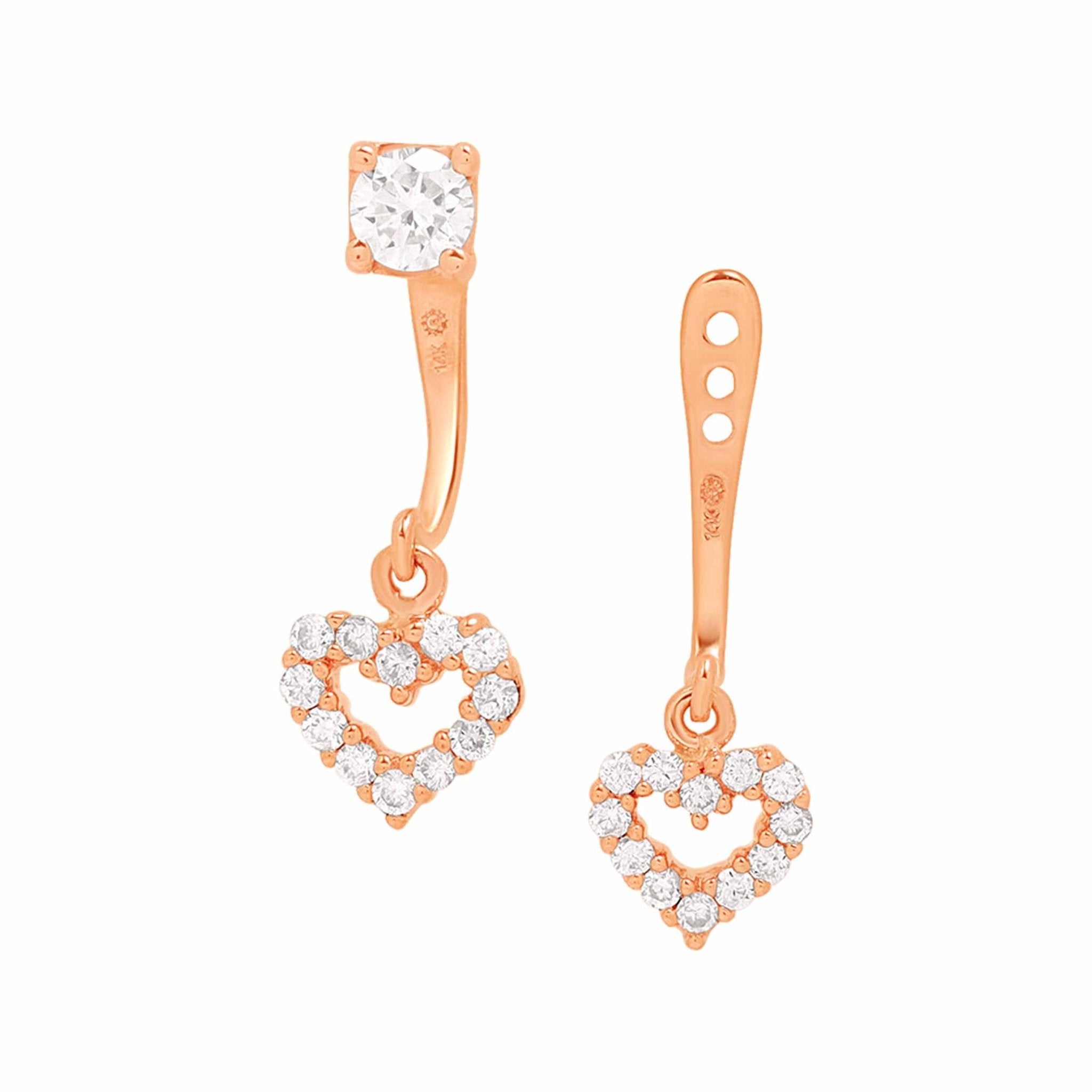Diamond Heart Ear Jackets & Studs Earrings Estella Collection #product_description# 17579 14k April Birthstone Birthstone #tag4# #tag5# #tag6# #tag7# #tag8# #tag9# #tag10#