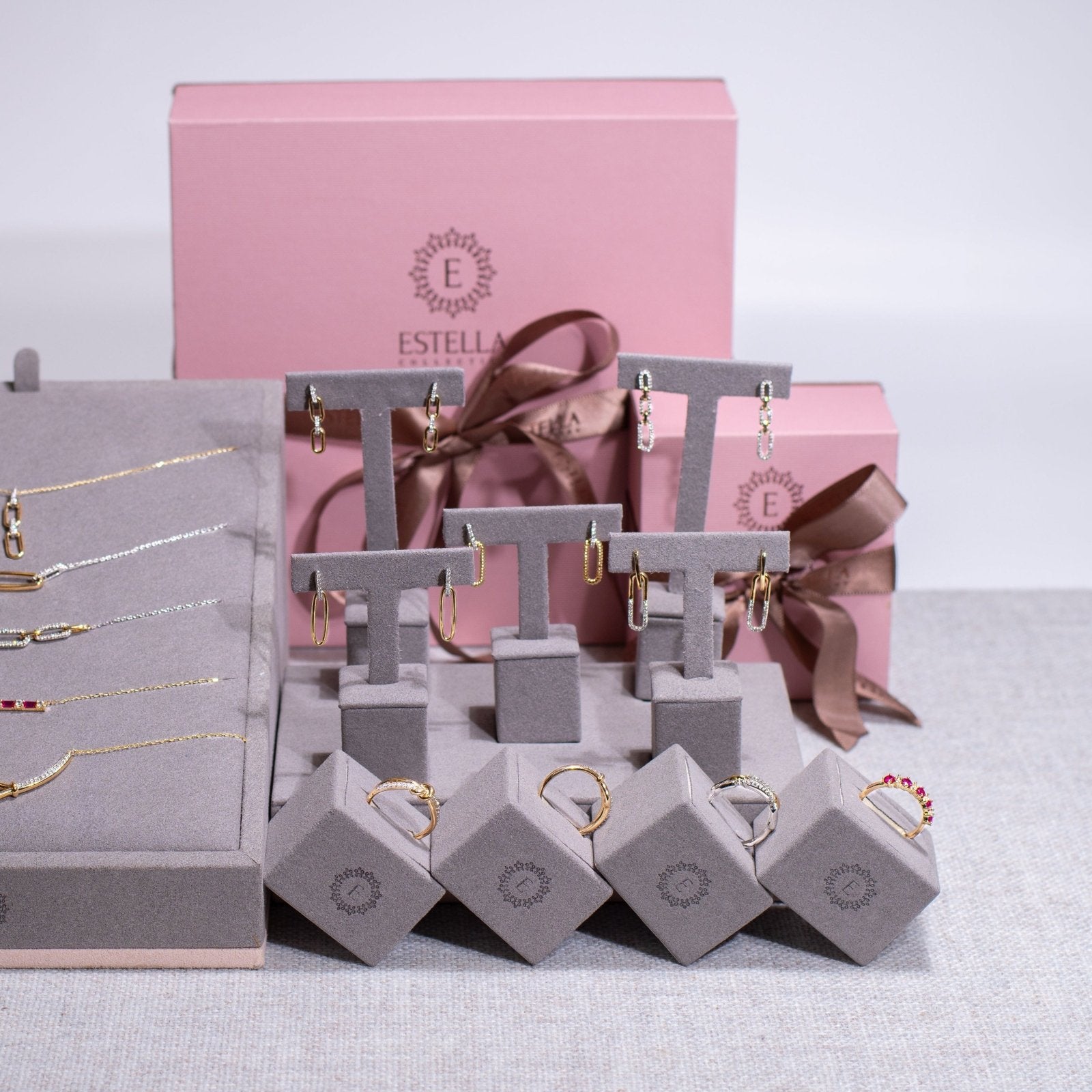 Double Dangle Paperclip Stud Earrings Earrings Estella Collection #product_description# 32650 925 Dangle Earrings Diamond #tag4# #tag5# #tag6# #tag7# #tag8# #tag9# #tag10#