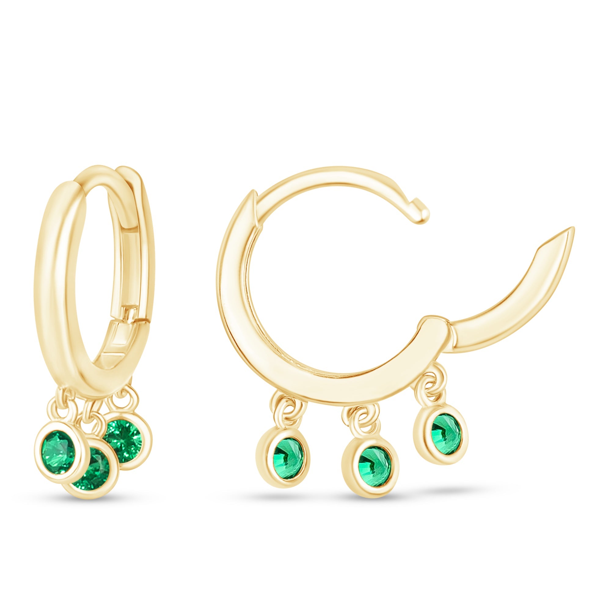 Emerald Bezel Drop Charm Hoops Earrings Estella Collection #product_description# 18555 14k Birthstone Birthstone Jewelry #tag4# #tag5# #tag6# #tag7# #tag8# #tag9# #tag10#