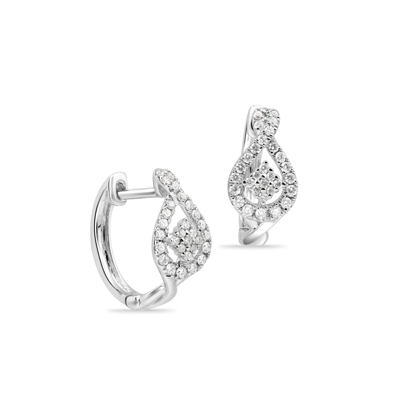 Halo Diamond Pavé Huggie Earrings Earrings Estella Collection #product_description# 17270 14k April Birthstone Birthstone #tag4# #tag5# #tag6# #tag7# #tag8# #tag9# #tag10#