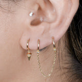 Handcuff Double Hoop Earring with Chain Earrings Estella Collection #product_description# 18378 14k cartilage hoop Cartilage Hoops #tag4# #tag5# #tag6# #tag7# #tag8# #tag9# #tag10#