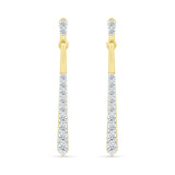 Long Diamond Dangle Stud Earrings Earrings Estella Collection #product_description# 32664 Dangle Earrings Diamond Made to Order #tag4# #tag5# #tag6# #tag7# #tag8# #tag9# #tag10#