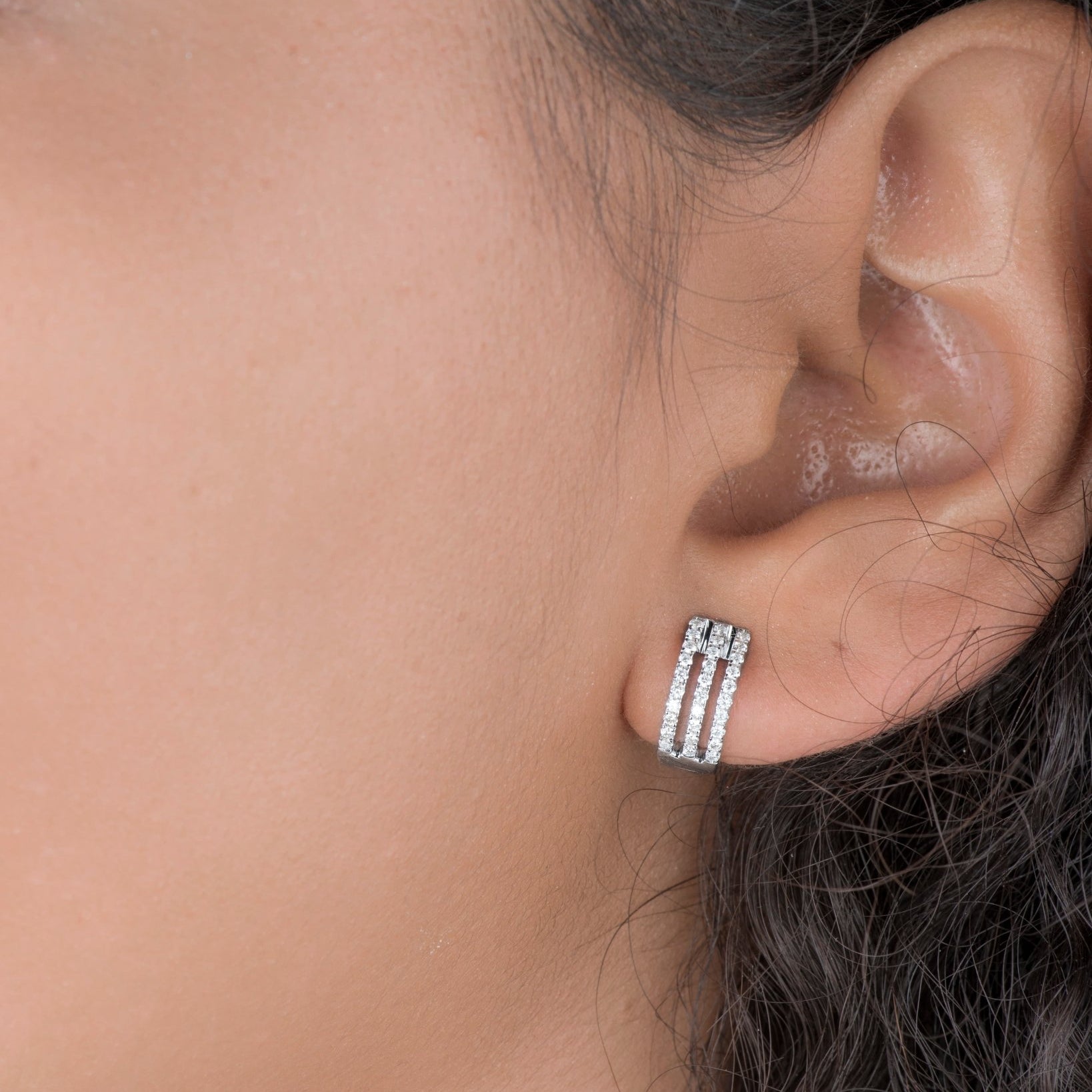 Triple Diamond Huggie Earrings Earrings Estella Collection #product_description# 17353 14k Diamond Earrings #tag4# #tag5# #tag6# #tag7# #tag8# #tag9# #tag10#